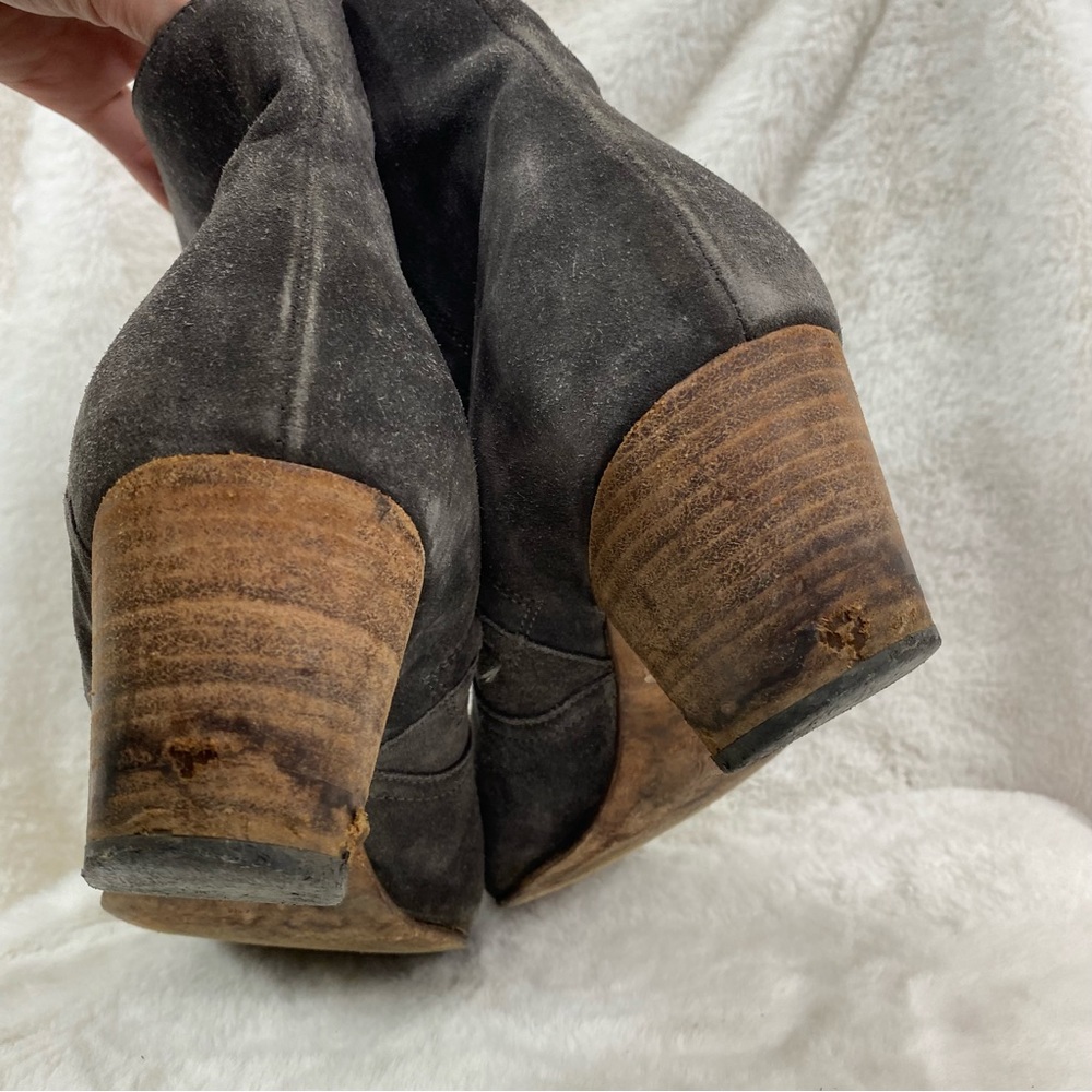 Isabel Marant RARE faded black legendary suede ankle boots Etoile Dicker Suede - Picture 10 of 14
